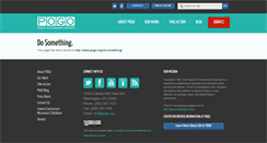 Desktop Screenshot of getinvolved.pogo.org